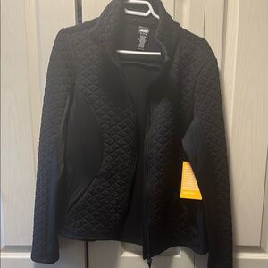 Avia Black  Jacket with Quilted Design